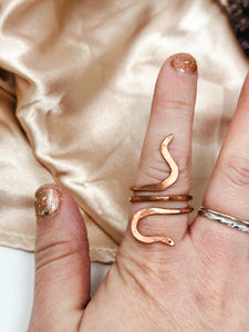 Snake Ring- Copper Ring