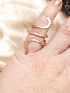 Snake Ring- Copper Ring
