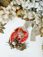 Load image into Gallery viewer, Vintage Mr. And Mrs. Claus over 1950’s Wrapping Paper