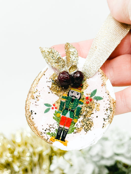 Classic Nutcracker and Holly Berries