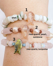 Load image into Gallery viewer, Gemstone fish pull bracelets