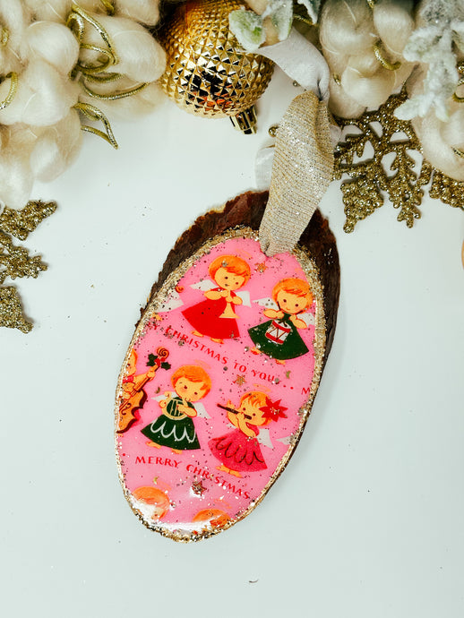 Merry Christmas 1950’s Vintage Angel Wrapping Paper