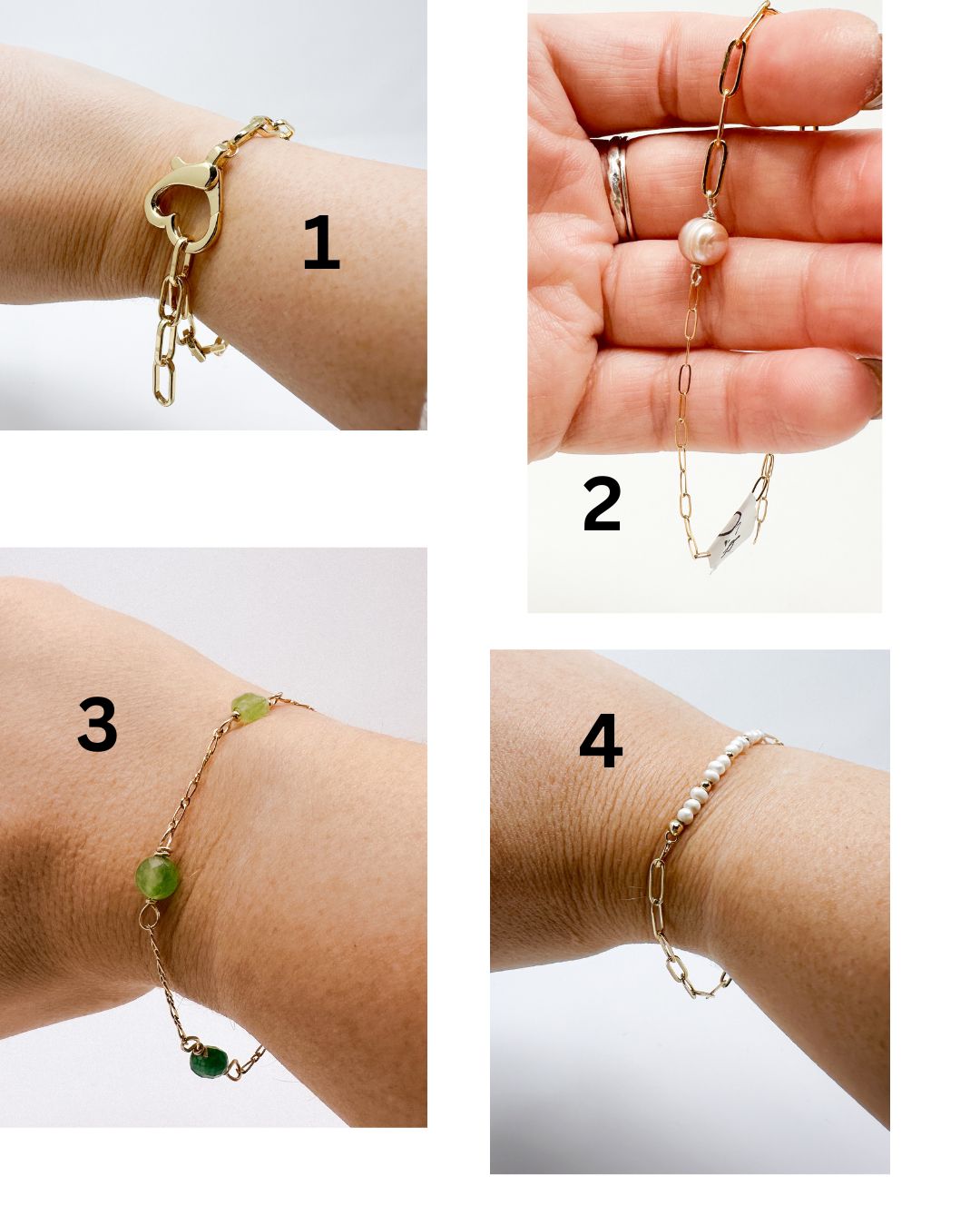 Gold filled bracelets