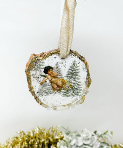 Classic Angel Baby Holiday Ornament