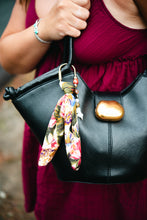 Load image into Gallery viewer, Vintage Floral fabric-Bag Charm