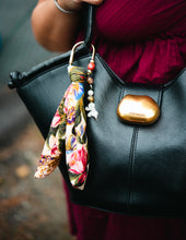 Load image into Gallery viewer, Vintage Floral fabric-Bag Charm