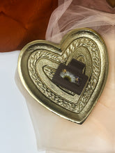 Load image into Gallery viewer, Sm Cool Brown Claw Clip Infused with Real Flowers in Resin.