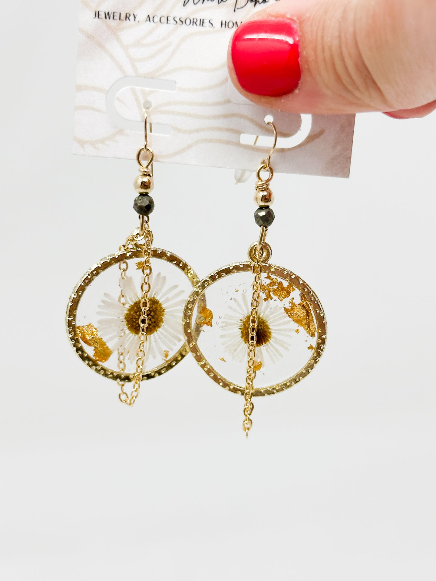 Gold Filled daisy dangles