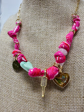 Load image into Gallery viewer, Pink Bandana Necklace