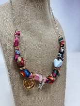 Load image into Gallery viewer, Multicolored fun print bandana necklace