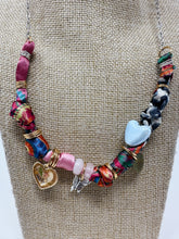 Load image into Gallery viewer, Multicolored fun print bandana necklace