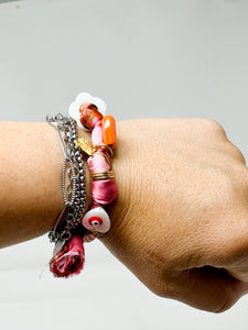 Multicolored Bandana Bracelet