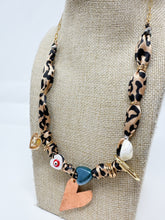 Load image into Gallery viewer, Cheetah Print bandana necklace