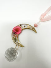 Load image into Gallery viewer, Rearview Mirror Real flower light pink Sun Catcher Accessory