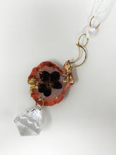 Load image into Gallery viewer, Real flowers and shell, white lace Sun Catcher Accessory