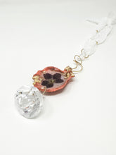 Load image into Gallery viewer, Real flowers and shell, white lace Sun Catcher Accessory