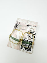 Load image into Gallery viewer, Green aventurine gold filled earrings.