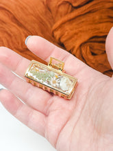 Load image into Gallery viewer, Pink and white mini claw clips