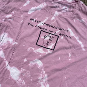 Woman Floral Pink Tee