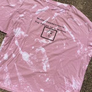 Woman Floral Pink Tee
