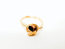 Load image into Gallery viewer, Gold Butterfly Wire Ring