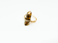 Load image into Gallery viewer, Gold Stone Gold Wire Ring