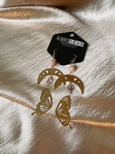 Load image into Gallery viewer, Labradorite Butterfly Wings- 14k Earring Hooks.