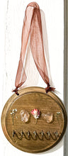 Load image into Gallery viewer, Delicate Rose Quartz Gold Wall hanging- Jewelry &amp; Key display