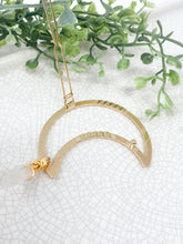 Load image into Gallery viewer, Tara Gold quartz Moon