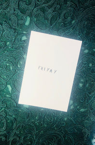 Friyay Stamp Art