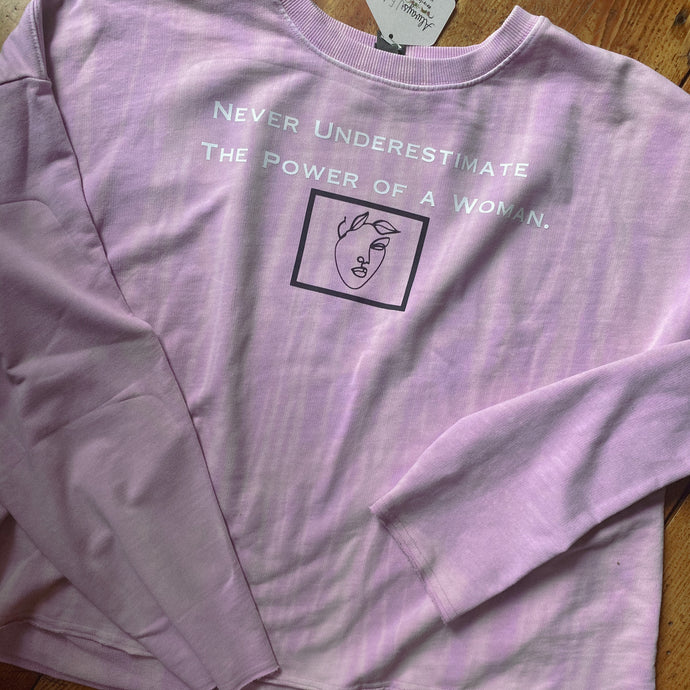 Never Underestimate Purp floral