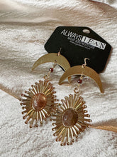 Load image into Gallery viewer, Brown Rutilated Sunz-14k Earring Hooks.